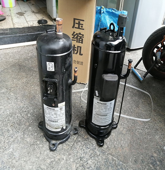 牡丹中央空调压缩机的更换维修